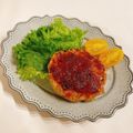 ほろぴ's cooksnap of when they made おろしハンバーグ.
