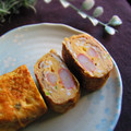 haruku221's cooksnap of when they made 糖質制限かにかまと小ねぎの卵焼き.