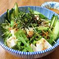 やなぎだまこ's cooksnap of when they made 超簡単！ピリ辛豆腐サラダ.