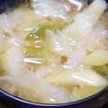 ﾋﾟﾛﾐ♡'s cooksnap of when they made 春キャベツの味噌汁♪甘くて美味♪.