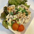 yu🐓's cooksnap of when they made 焼肉のタレで旨楽☆レンジ蒸し鶏でよだれ鶏.