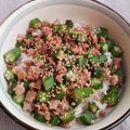 メイプル⌘'s cooksnap of when they made ひき肉オクラ丼.
