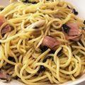 ☆ayami☆26's cooksnap of when they made 【料理人のサボり飯】簡単めんつゆパスタ.