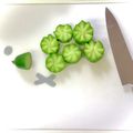 ネムサマ惑星's cooksnap of when they made きゅうりの飾り切り.