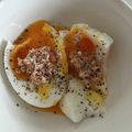 ゆかりりりー's cooksnap of when they made 茹で卵アレンジ②♪鮭フレークのマヨ和え.