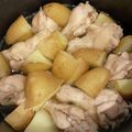 OTO☆HANA's cooksnap of when they made 手羽元とお芋のあっさりニンニク煮.