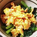 クックIOSMT7☆'s cooksnap of when they made 小松菜のトロ玉のせ♪.