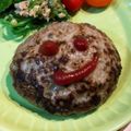 あっっっちょん's cooksnap of when they made 簡単！ふっくら！チーズINハンバーグ♡.