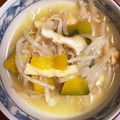 ちゃぎー's cooksnap of when they made かぼちゃともやしの味噌汁.
