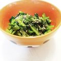 クックE662AA☆'s cooksnap of when they made レンジで簡単♫小松菜ナムル.