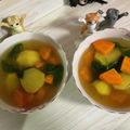 ポラリス管理栄養士's cooksnap of when they made 人参とじゃがいも、青菜のスープ.