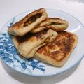 ちえぞ〜's cooksnap of when they made おうち居酒屋☆納豆とチーズのきつね焼き.