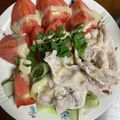 ちゃぎー's cooksnap of when they made 薬味たっぷり豚しゃぶサラダ.