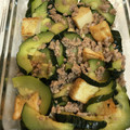 Tomotabi's cooksnap of when they made 冷凍ズッキーニと厚揚げのそぼろ炒め.