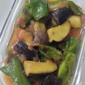 tamago大好き's cooksnap of when they made 【病院】ピーマンとなすの梅びたし【給食】.