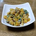和☆2049's cooksnap of when they made レンジで簡単デリ風カボチャの粒マヨサラダ.