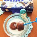 フジぽん's cooksnap of when they made ❇️pino❇️ミルクがけ❣️❣️.