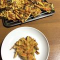 chi−ちゃん's cooksnap of when they made ガネ(薩摩芋のかき揚げ:南九州郷土料理).