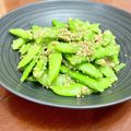 Superlittleboo's cooksnap of when they made スナップえんどうのゴマ和え.