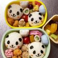 Chaaa_room's cooksnap of when they made 簡単！キャラ弁☆かわいいパンダちゃん.