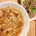もえぴ–'s cooksnap of when they made 簡単ピリ辛豚しゃぶつけ蕎麦.