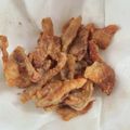 るこちゃんまま's cooksnap of when they made おつまみ＊油不使用＊パリパリ♪鶏皮唐揚げ.