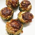 ふっくら白玉's cooksnap of when they made ゴーヤのチーズ入り肉詰め.
