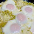 やよい・M's cooksnap of when they made 千切りキャベツ大量消費♪カレー巣ごもり卵.