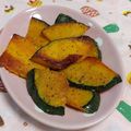 赤い電話's cooksnap of when they made かぼちゃの簡単一品！◎切って焼くだけ◎.
