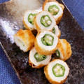 ちゃまたまご's cooksnap of when they made お弁当に★ちくわのオクラ詰め.