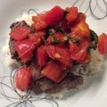 ベティ３'s cooksnap of when they made イタリアン風トマトステーキ丼.