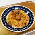 Asato★'s cooksnap of when they made なすとベーコンのトマトスパゲティ.