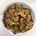 Sai2014's cooksnap of when they made ゴーヤとなすの味噌炒め.