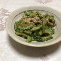 明日の風☆'s cooksnap of when they made 簡単♪ゴーヤの炒め煮.