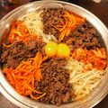 ゆかにゃ☆'s cooksnap of when they made ホットプレートビビンバ.