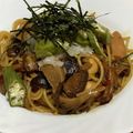 美緒玲＠女子力アップ's cooksnap of when they made 店の味を再現！キノコとオクラの和風スパ.
