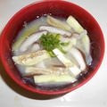 白いぐれーぷ's cooksnap of when they made 茄子と椎茸(夏は素麺入れて）お味噌汁♪.