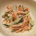 たもたん's cooksnap of when they made にんじんきゅうり☆シャキシャキごまサラダ.