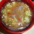 白いぐれーぷ's cooksnap of when they made 私の好きなオクラなめこエノキの味噌汁.