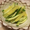 たもたん's cooksnap of when they made キュウリとたくあんの胡麻和え.