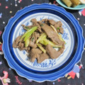 mmameco's cooksnap of when they made 簡単♪牛肉とセロリのオイスターソース炒め.