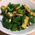 すずなまり's cooksnap of when they made しめじとピーマン炒め カレーチーズ風味.