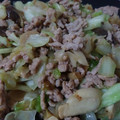 Ｍぱん's cooksnap of when they made ひき肉とキャベツと玉ねぎの炒め物.