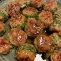 オイルソムリエひろみ's cooksnap of when they made 照り照りゴーヤの肉詰め.