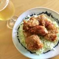 pali's cooksnap of when they made 材料3つ！揚げない唐揚げ.