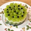 mikko6's cooksnap of when they made シャインマスカットのレアチーズケーキ.