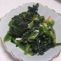 きらり流れ星's cooksnap of when they made ほうれん草のシンプル炒め.