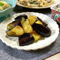 きっかママ's cooksnap of when they made 茄子とじゃがいもの炒め.
