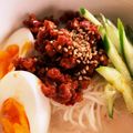 Yokoandcat's cooksnap of when they made レンジで簡単！冷製豆乳坦々うどん.