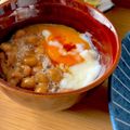 chii198's cooksnap of when they made 半熟卵でたまご納豆.